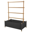 Cane line Sticks planter 103x58 cm med stativ Teak/ Grey