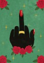 Middle Finger  Poster Plakat / 100x150cm