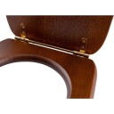Lavabo Retro Toalettsete Uten myktluk. hengsler, Messing, Brun