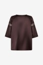 Wasabiconcept   Kortermet bluse Wa Amalia 10   Brun