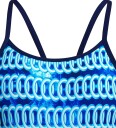 Funkita Badedrakt UV50+ Diamantrygg Jet Fremdrift 16 18 år 176 188 Badetøy Blå