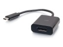 C2G USB-C to DisplayPort Adapter Converter - 4K 60Hz - Black - video adapter - 24 pin USB-C til DisplayPort