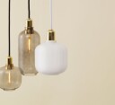 Normann Copenhagen Amp Taklampe Stor Hvit/Messing