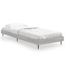 vidaXL Sengeramme grå sonoma 75x190 cm konstruert tre