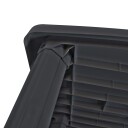 vidaXL Hagebord antrasitt 101x68x72 cm plast