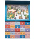 Vissevasse Puslespill Adventskalender   24 esker   1000 Brikker   Vissevasse   OneSize   Puslespill