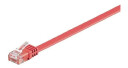 LAN UTP CAT 6 Flat - Red - 2m