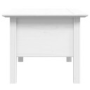 vidaXL Salongbord BODO hvit 100x55x45 cm heltre furu