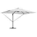  Cantilever Roma parasol med LED er Sand 352x251x265 cm Aluminium