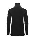 Aclima FleeceWool Polo w/zip W til dame black Str. 2XL