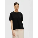 Selected Femme Essential Short Sleeve Boxy Tee Sort XL
