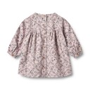 Wheat Lilac Checked Flowers Kjole L/S Fenja 2 år/92