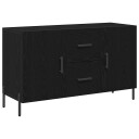  Sideboard Svart Eik 100x36x60 cm Konstruert Tre
