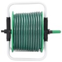  Frittstående slangetrommel grønn med 30 m slange PVC
