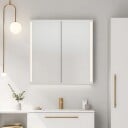 Linn Bad Vikja Speilskap Mørk eik / 60cm