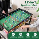 12 i 1 spillebordsett – Fotball Air Hockey Biljard
