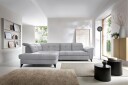 Inferne 5 seter Sofa med Sjeselong   Grå