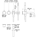 VOLA 5141DT8-20 Krom