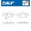 Bremseklosser SKF VKBP 81045 E
