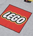 Lego T skjorte med logo for barn   gråmelert