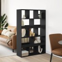 Romdeler svart 100x33x156,5 cm konstruert tre