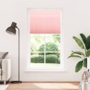  plisségardin Rosa 105x200 cm Stoff Bredde 104,4 Polyester
