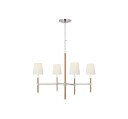Bryant Wrapped Chandelier Nickel L