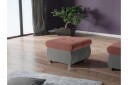 Cerys Fotskammel 60 cm - Grå/Rosa