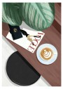 Elegant Coffee Flatlay Plakat / 40x50