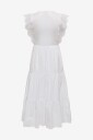 JDY   Kjole jdySara S/L Lace Dress Wvn   Hvit