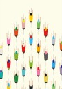 Leading the Pack Cycling Art Print Plakat Plakat / 40x50cm