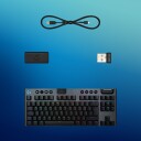 Logitech G915 X LIGHTSPEED TKL Gamingtastatur med RGB Belysning - Trådløs - Nordisk - Svart