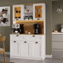 Kaffestasjon Hanah Home Vionna (120 x 191,8 x 44 cm) Hvit - Hvit