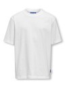 Only Sons Jr Fred Life Relaxed Short Sleeve Tee Junior Hvit 122/128