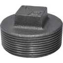 3" plugg svart