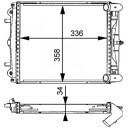 Radiator MAHLE ORIGINAL CR 370 000S