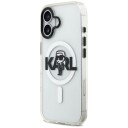 Karl Lagerfeld MagSafe Etui til iPhone 17 - Gjennomsiktig Med Karl Sketch Logo