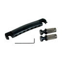 Tonepros T7z B 7-String Metric Tailpiece Locking Stop Bar - Svart