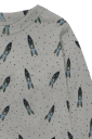 Hust & Claire Acel Rocket ull/tencel trøye til barn   forest fog (110)   110