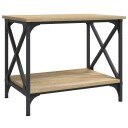 vidaXL Sidebord sonoma eik 55x38x45 cm konstruert tre