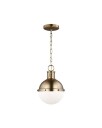 Hanks One Light Pendant Satin Brass