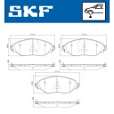 Bremseklosser SKF VKBP 80768