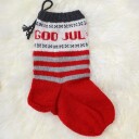 Bluum Strik Strikk Nisselue og Julestrømpe Striper - garnpakke i Bluum Pure Eco Baby Wool