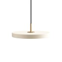 Umage Asteria Mini Taklampe Hvit med Messingtopp