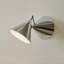 Tom Dixon   Pose LED vegglampe sølv 21 cm plast