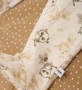 Pippi Natt Drakt m. Føtter og Knapper 2-Pak Whitecap Gray 98