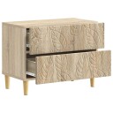  Nattbord Sonoma eik 62 x 34,5 x 48 cm Konstruert tre