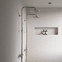 Semplice Termostatsett Rain DeLuxe SRL02 SmartTerm ø25cm EasyClean Krom