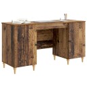 vidaXL Skrivebord Gammelt tre 142,5 x 50 x 75 cm Konstruert tre