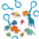 SES Creative Krympefolie Dinosaur nøkkelringer S14294